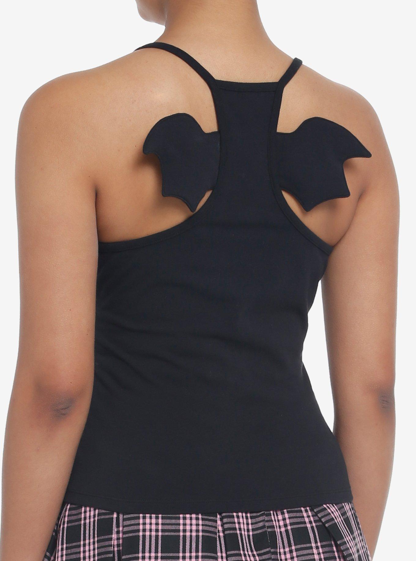 Kuromi Bat Wing Girls Tank Top, MULTI, alternate