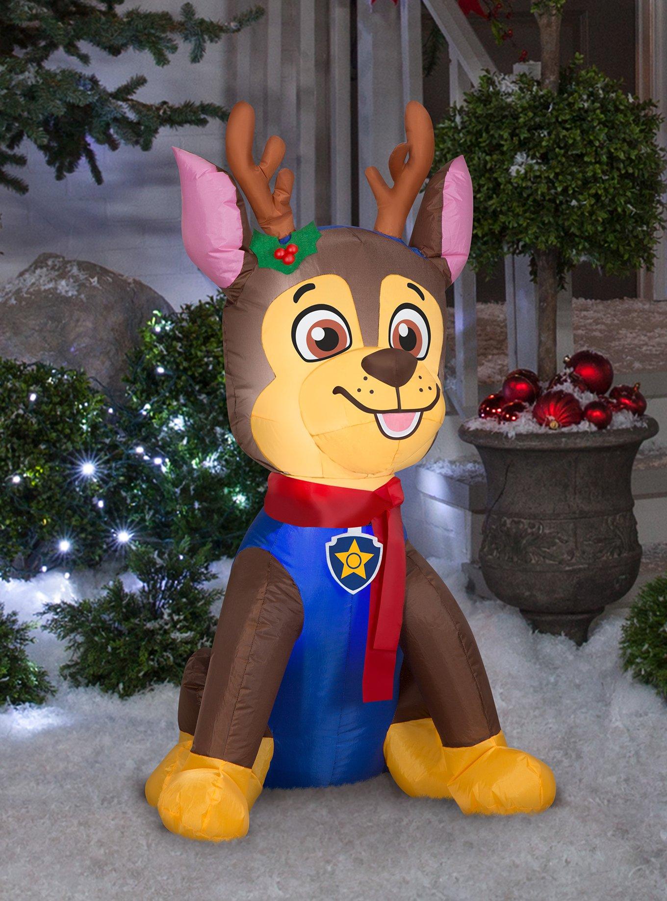 Nickelodeon Paw Patrol Chase With Antlers And Scarf Small Airblown, , hi-res