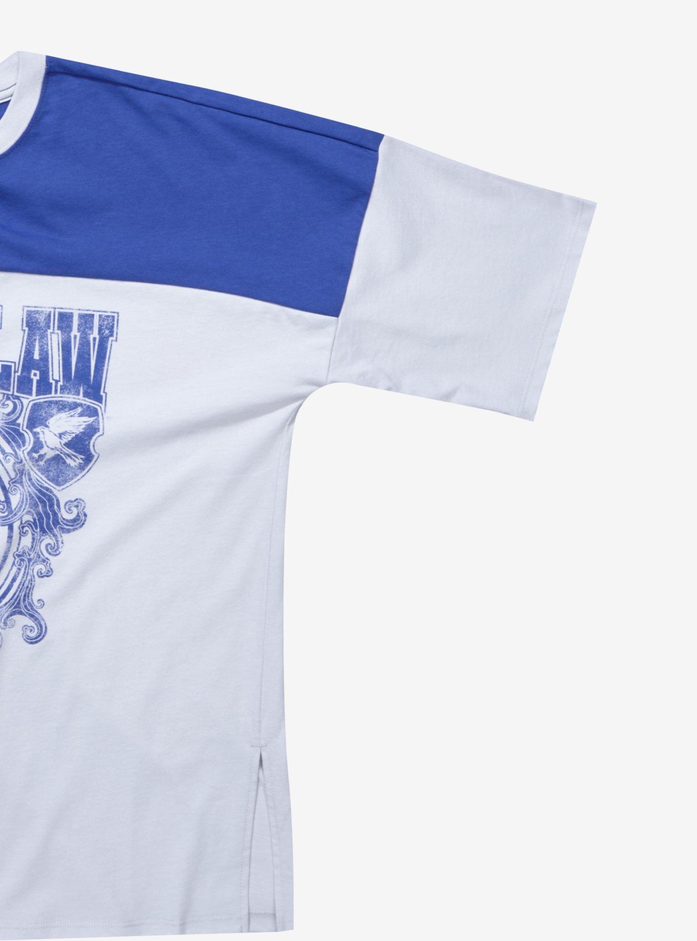 Harry Potter Ravenclaw Color Block Varsity T-Shirt - BoxLunch Exclusive, MULTI, alternate