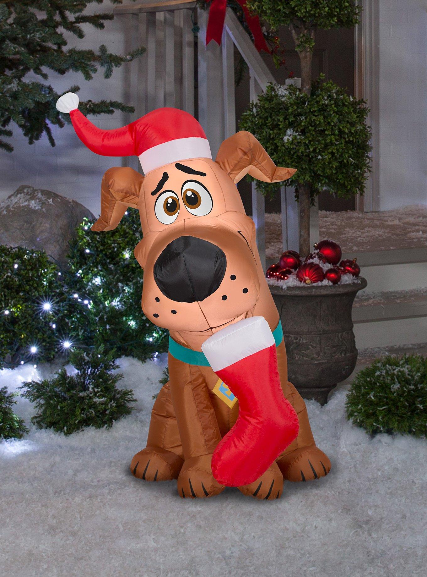Scooby-Doo! Puppy Scoob With Stocking Small Airblown, , alternate