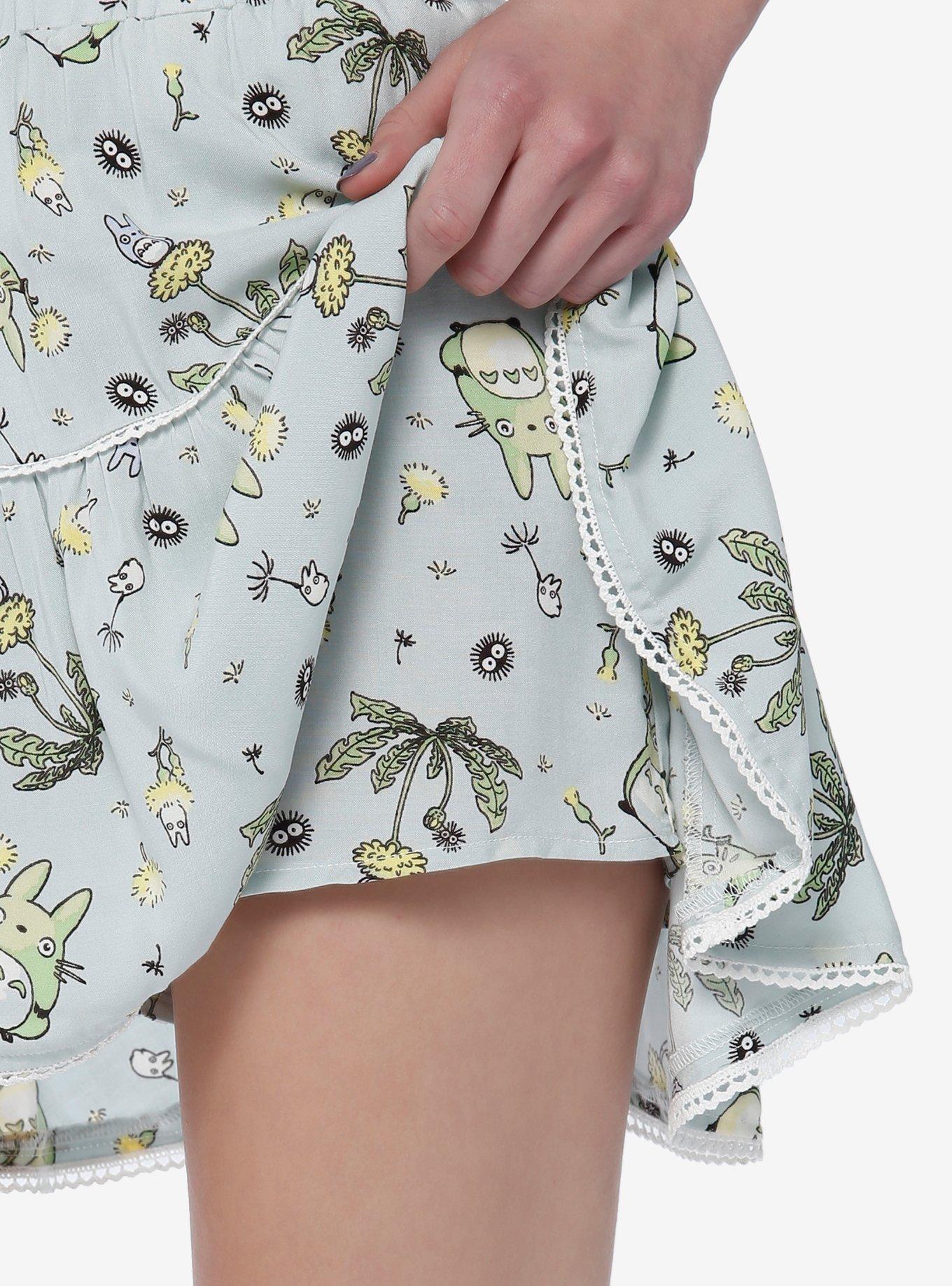 Her Universe Studio Ghibli My Neighbor Totoro Floral Skort, MULTI, alternate