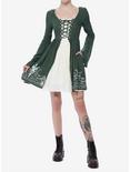 The Lord Of The Rings Elven Dress, GREEN  WHITE, alternate