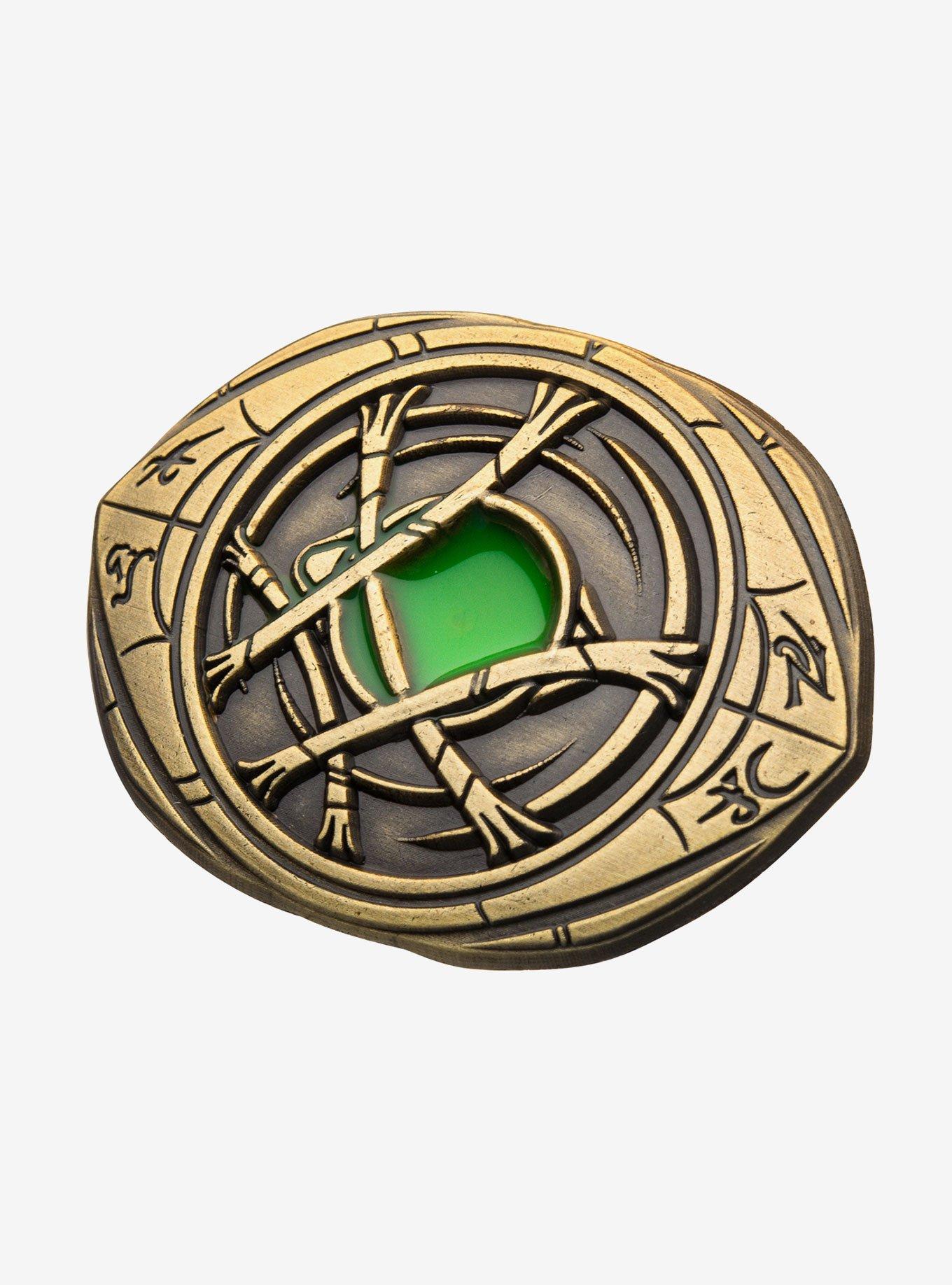 Marvel Doctor Strange Eye Of Agamotto Light-Up Pin, , alternate