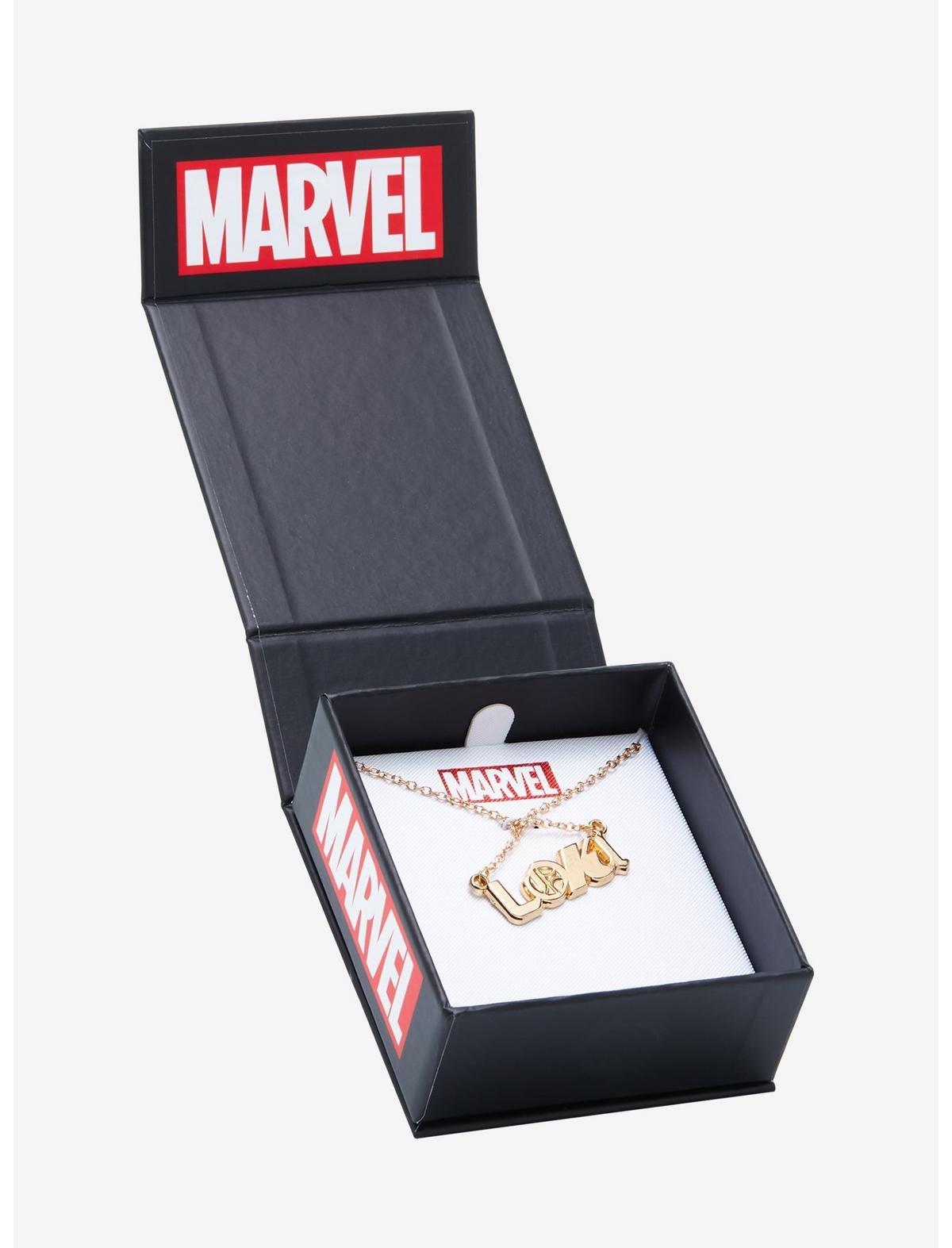 Marvel Loki Nameplate Necklace, , alternate