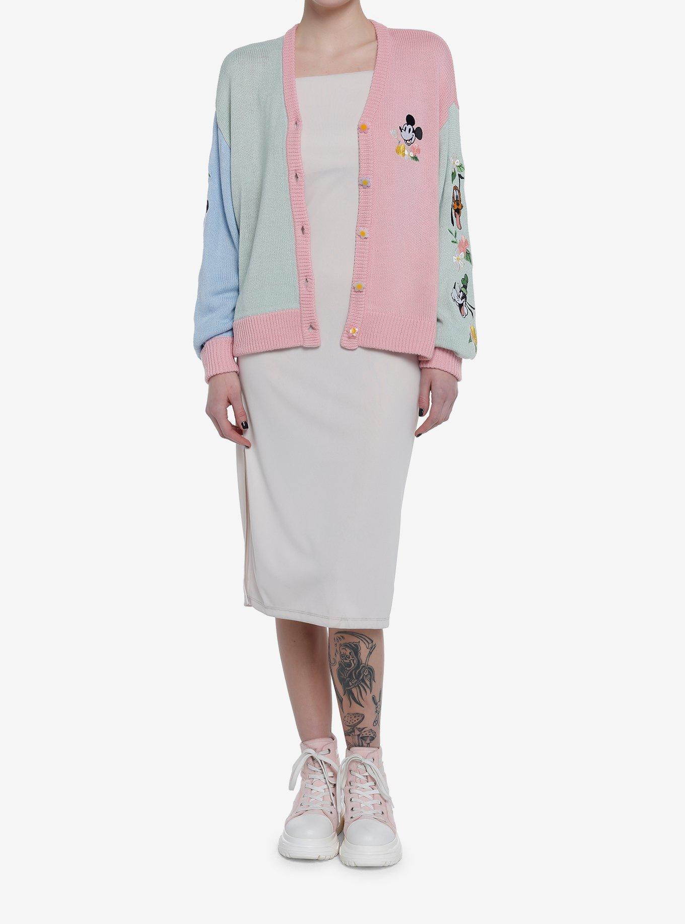 Disney Mickey Mouse And Friends Spring Pastel Cardigan, MULTI, alternate