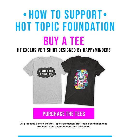 Shop Hot Topic Foundation Tees