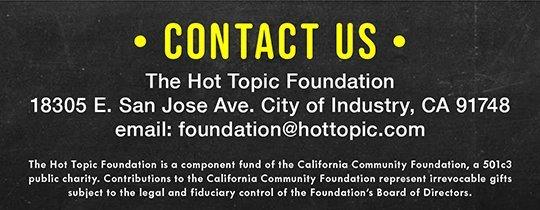 Hot Topic Foundation