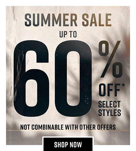 Shop Up To 60% Off Summer Styles