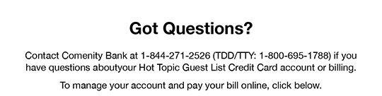 Contact hot topic 2025 customer service email