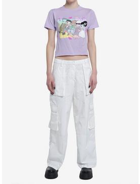 Universal Monsters Anime Monsters Pastel Girls Crop T-Shirt, , hi-res