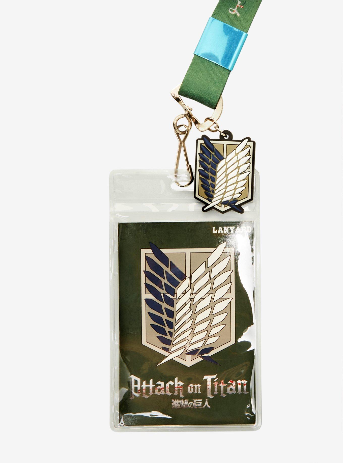 Attack on Titan Characters Lanyard - BoxLunch Exclusive, , alternate