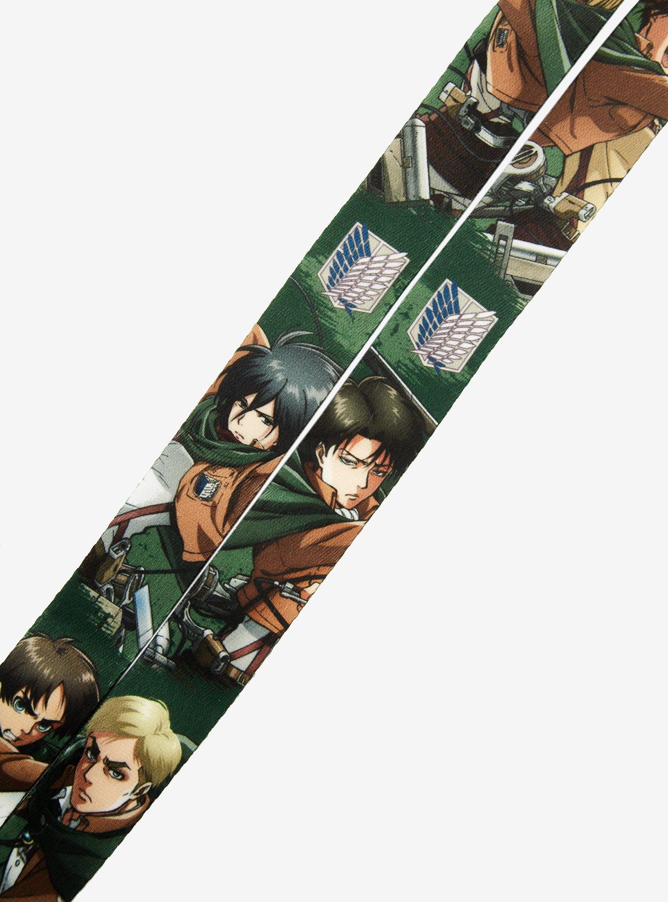 Attack on Titan Characters Lanyard - BoxLunch Exclusive, , alternate