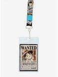 One Piece Wanted Poster Lanyard - BoxLunch Exclusive, , alternate