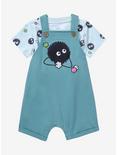 Studio Ghibli Spirited Away Soot Sprite Infant Overall Set - BoxLunch Exclusive, LIGHT GREEN, alternate