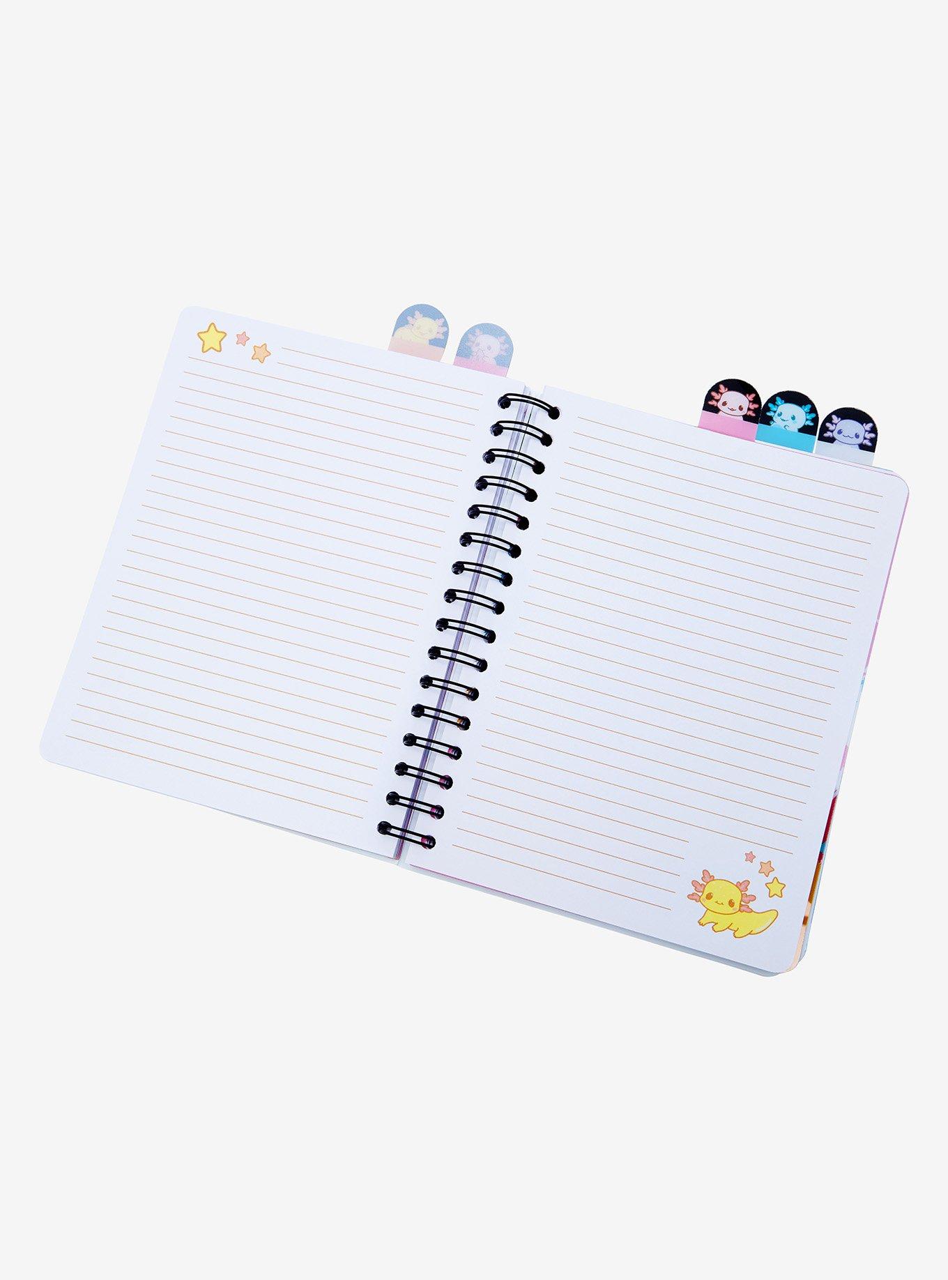 Colorful Axolotl Tab Journal - BoxLunch Exclusive, , alternate