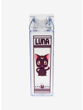 Sailor Moon Luna & Artemis Portrait Milk Carton Water Bottle, , hi-res