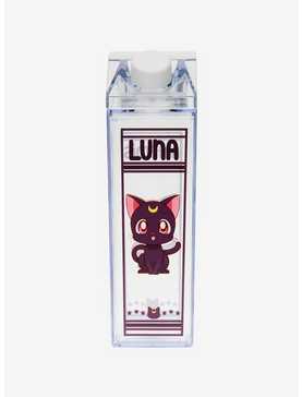 Sailor Moon Luna & Artemis Portrait Milk Carton Water Bottle, , hi-res