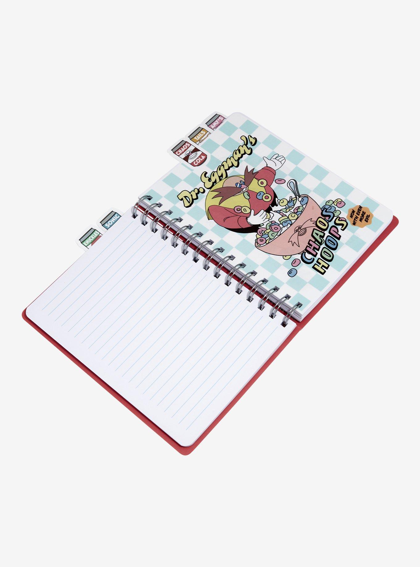Sonic The Hedgehog Snacks Figural Tab Journal, , alternate
