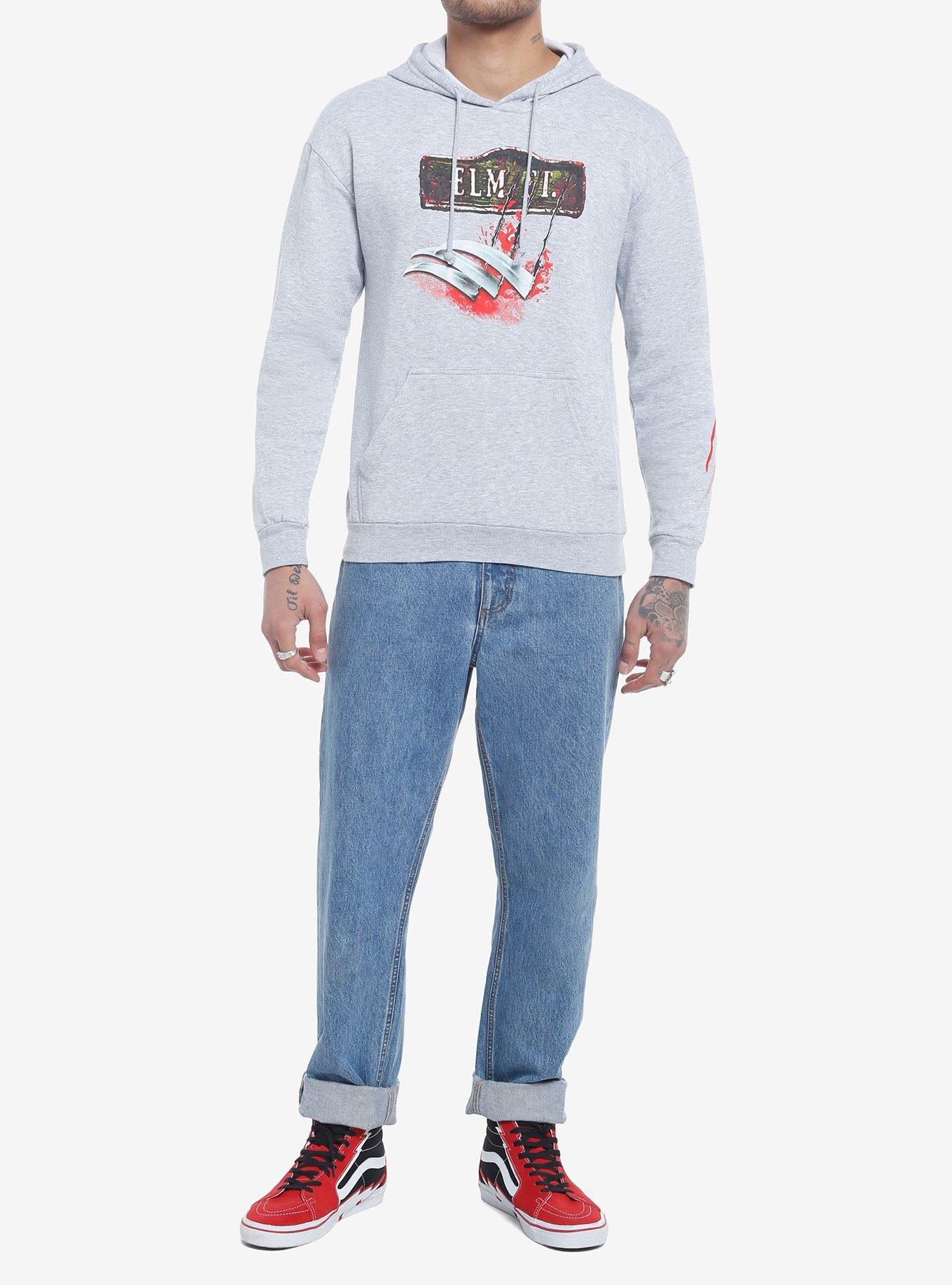 A Nightmare On Elm Street Claws Hoodie, GREY, alternate