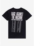 Rage Against The Machine Public Service Announcement Tour 2022 T-Shirt, BLACK, alternate