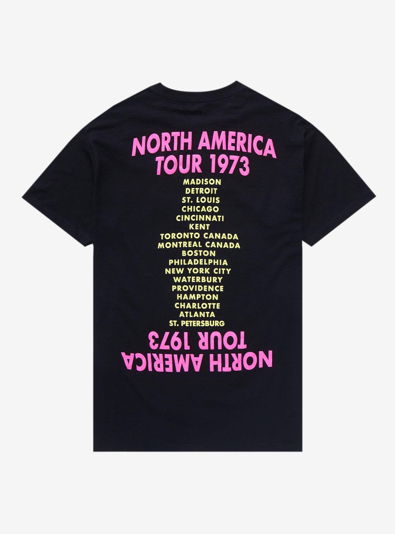 Pink Floyd North America Tour 1973 T-Shirt, BLACK, alternate