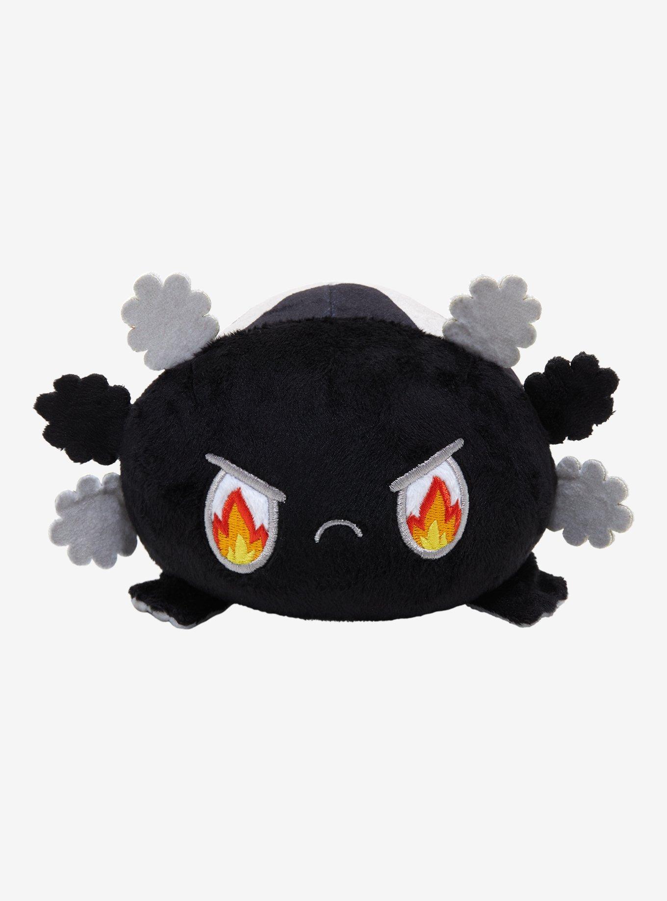 Tee Turtle Axolotl Black & Grey Reversible Plush Hot Topic Exclusive, , alternate