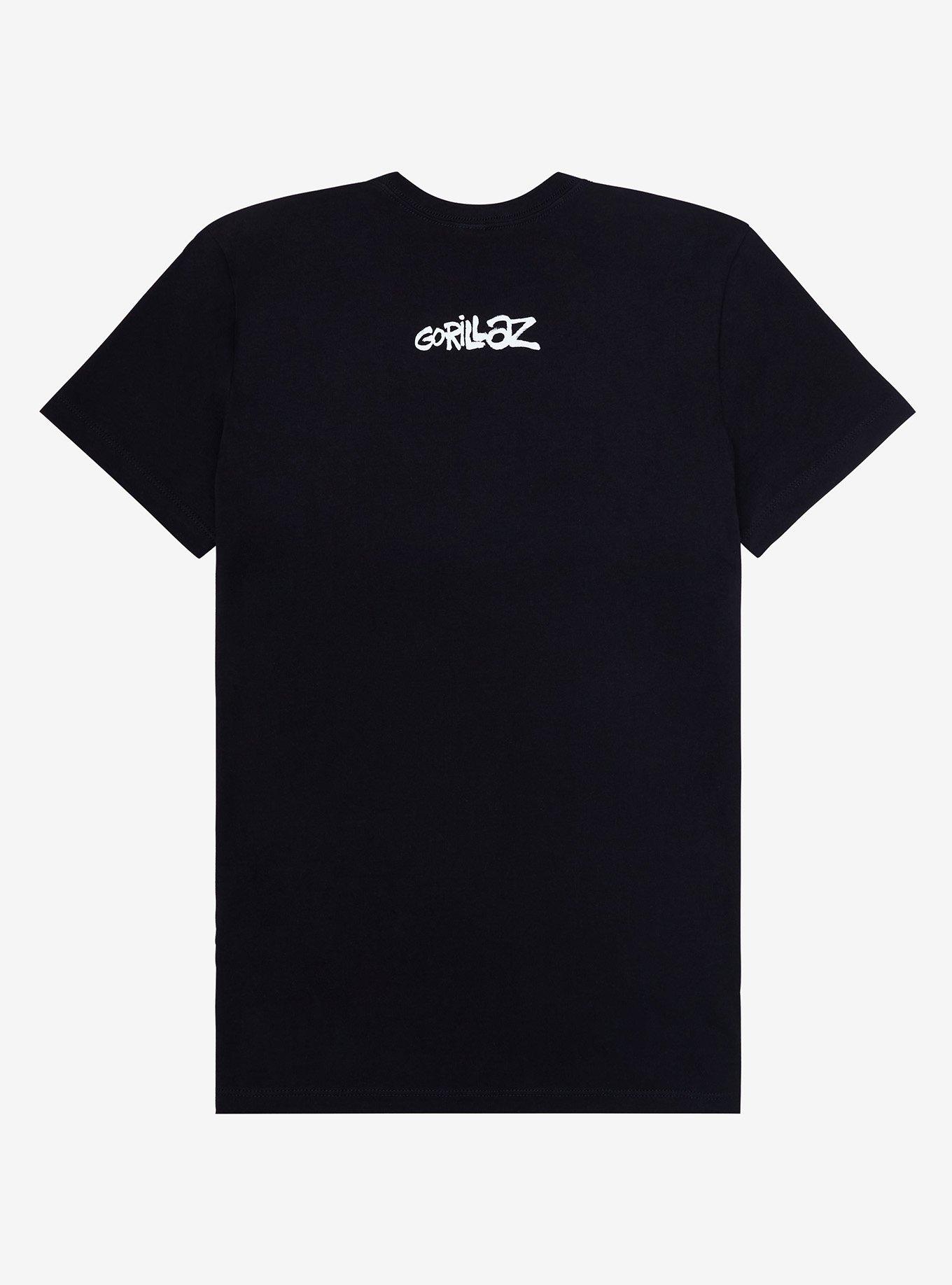 Gorillaz The Static Channel T-Shirt, BLACK, alternate