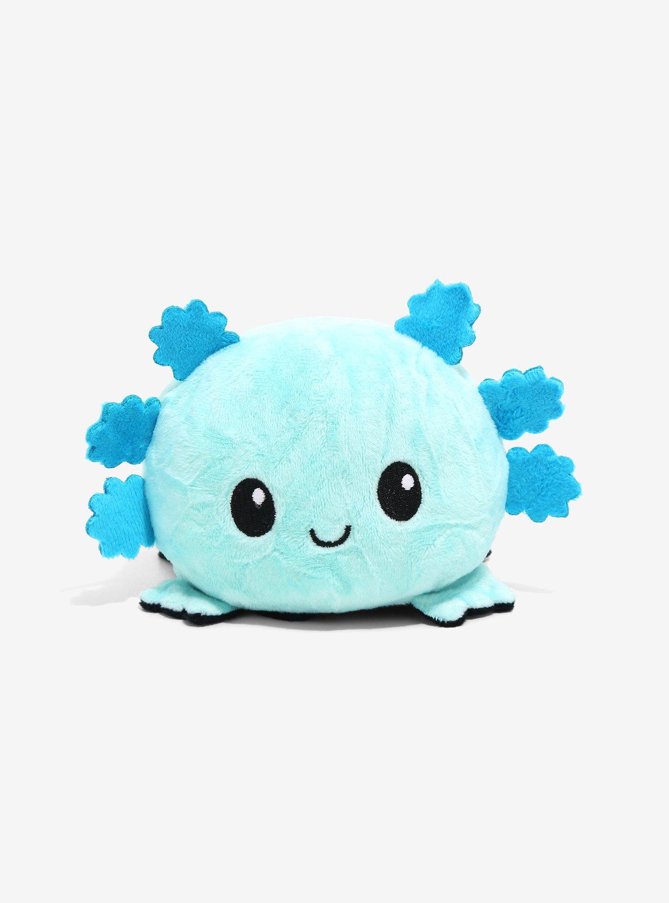 Tee Turtle Axolotl Blue & Black Reversible Plush, , alternate