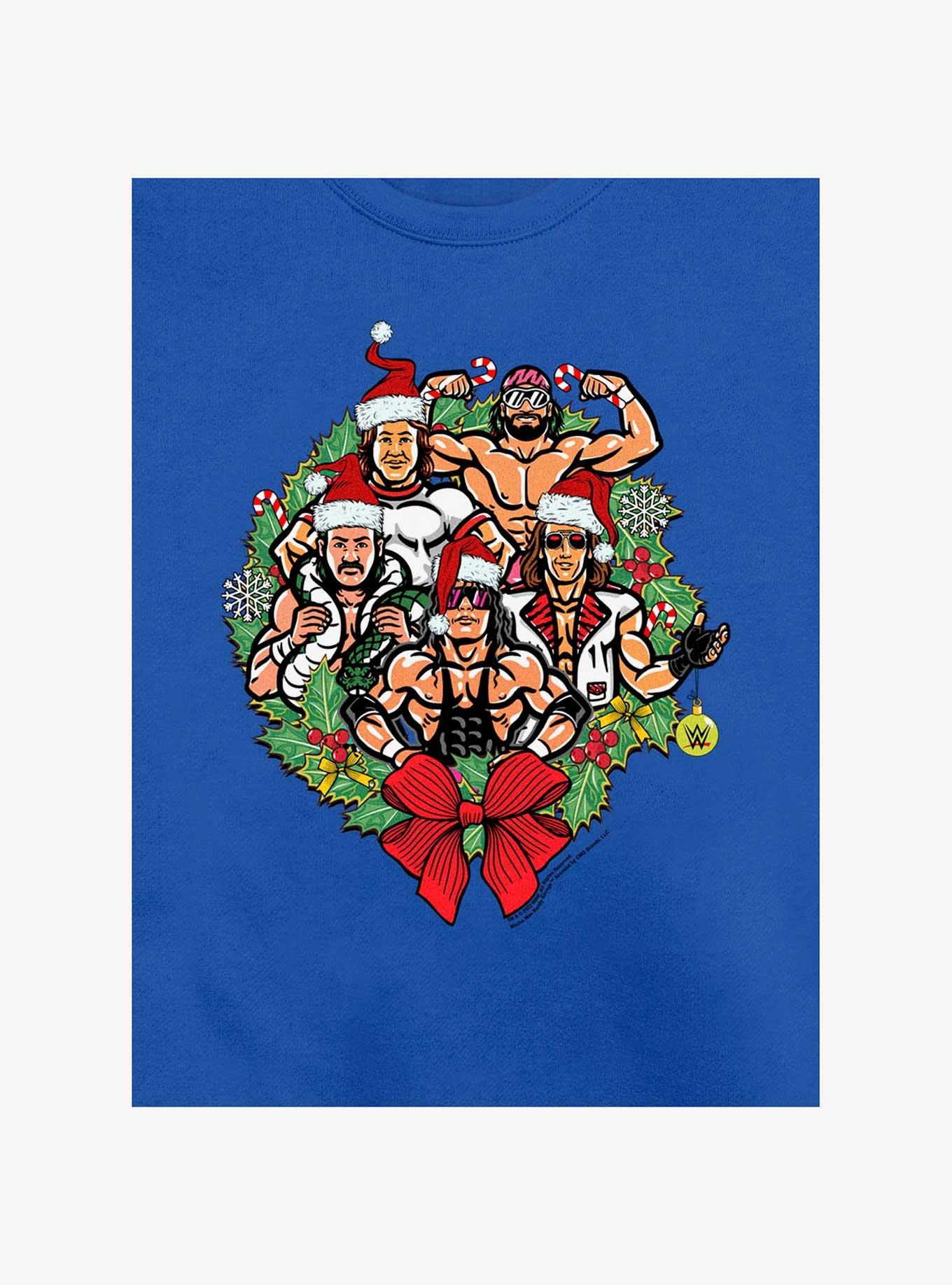 WWE Holiday Legends Wreath Sweatshirt, , hi-res