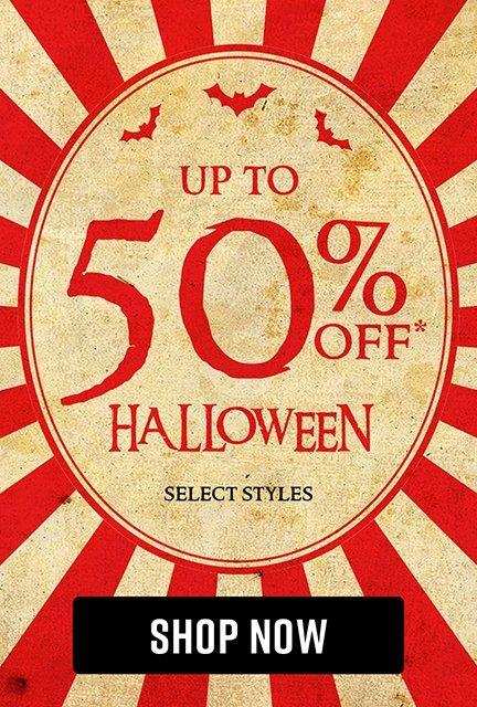 Shop Up To 50% Off Halloween