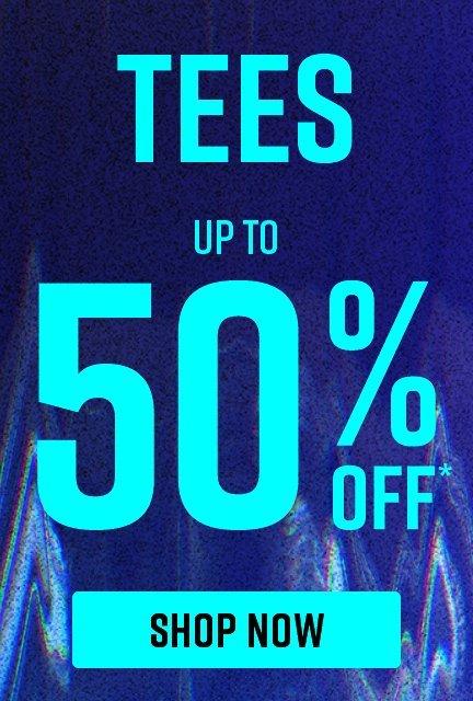 Shop Up To 50% Off Tees