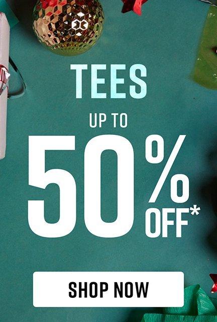 Shop Up To 50% Off Tees