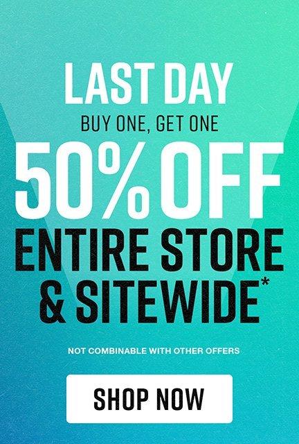Shop Buy One, Get One 50% Off Sitewide