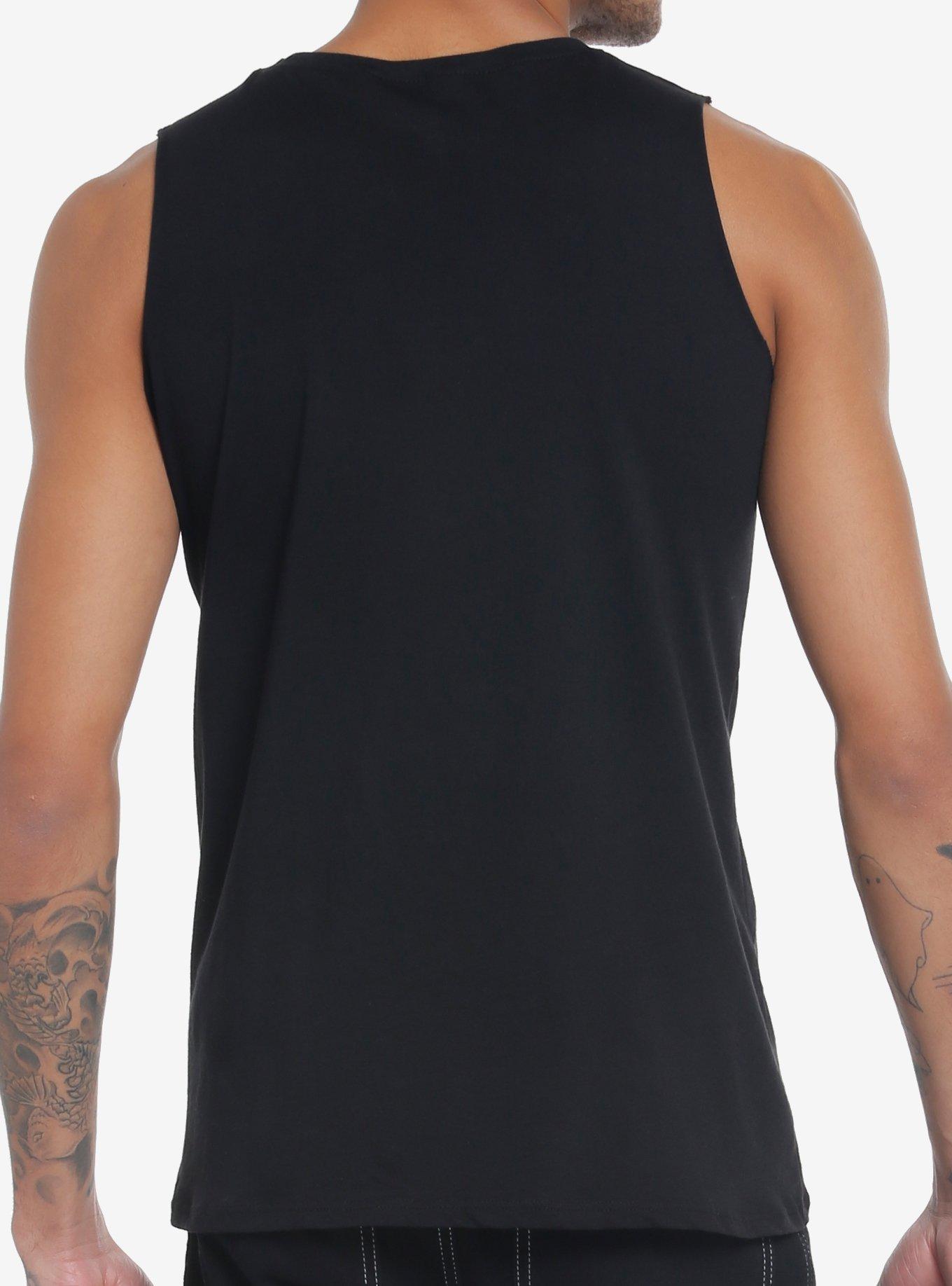 Avenged Sevenfold Winged Skull Tank Top, BLACK, alternate