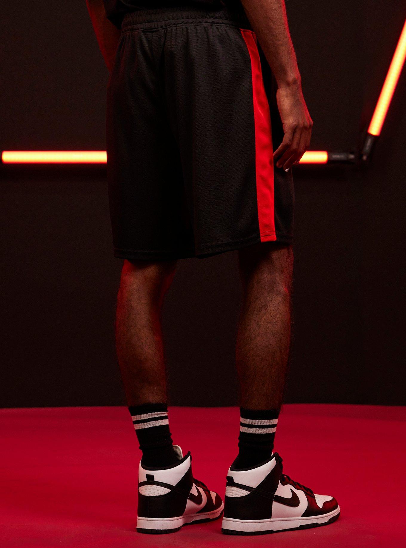 Our Universe Marvel Spider-Man: Across The Spider-Verse Miles Basketball Shorts, RED, alternate