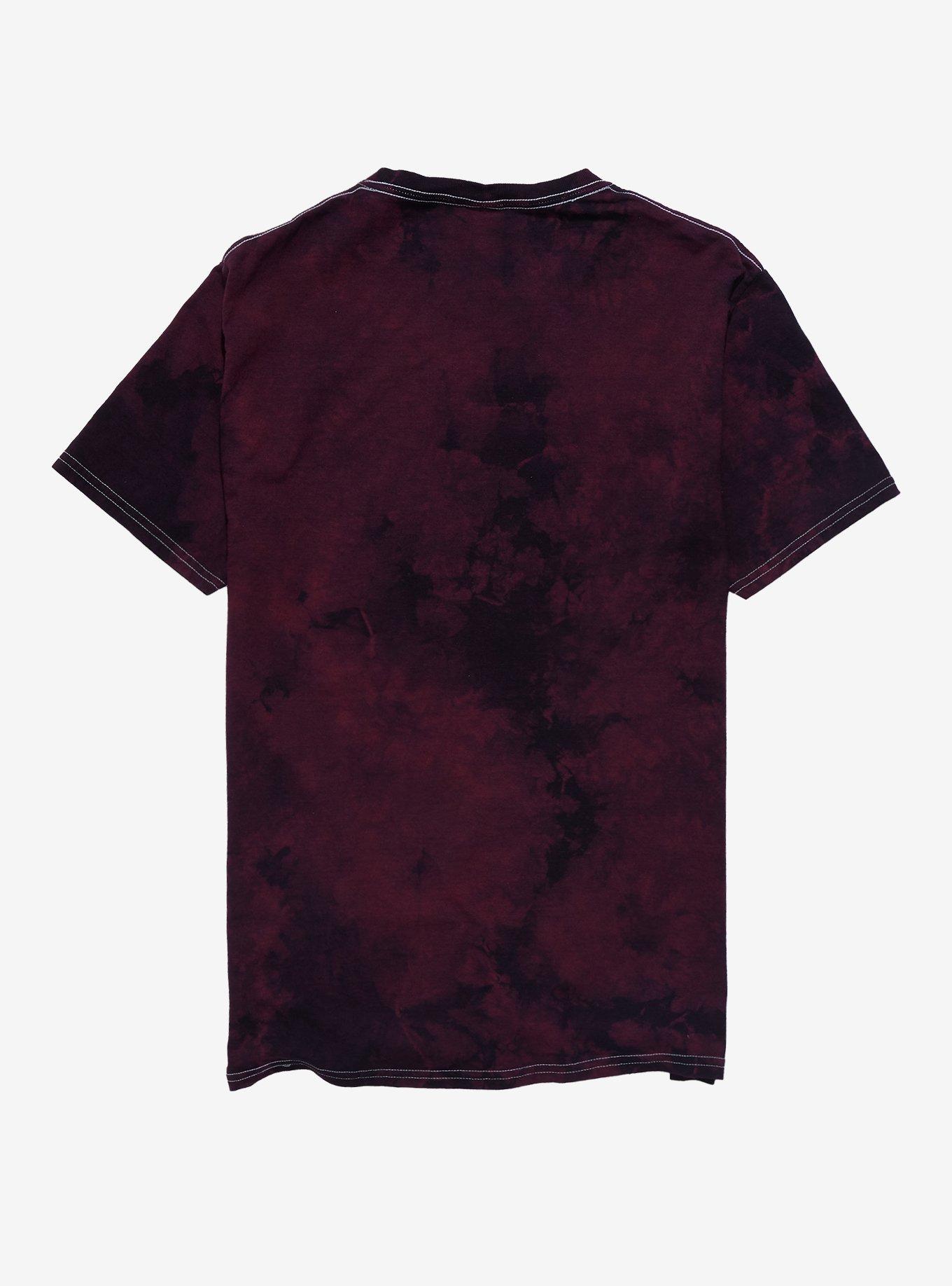 Skull Cross Tattoo Red Wash Girls T-Shirt, , hi-res