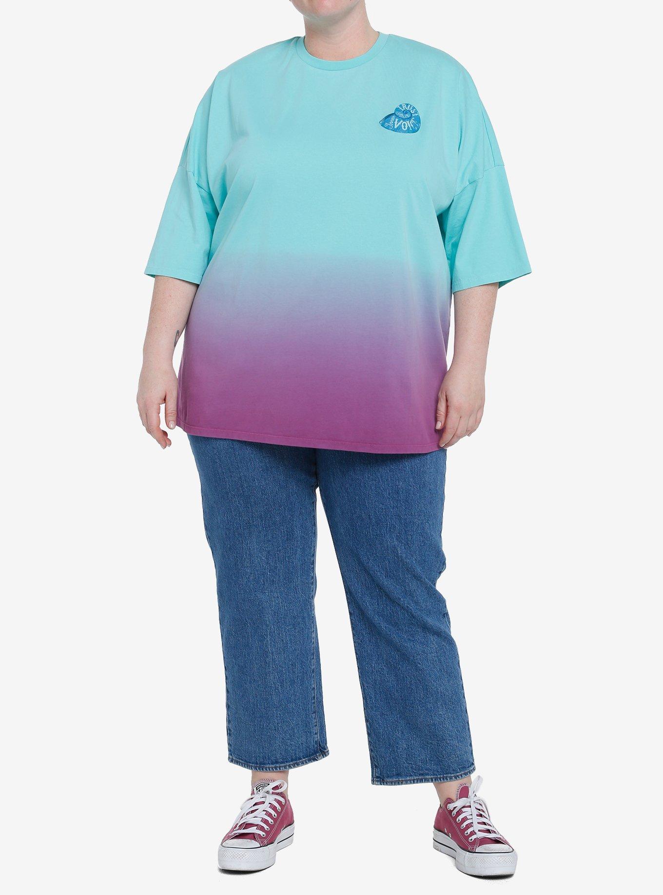 Her Universe Disney The Little Mermaid Girls Athletic Jersey T-Shirt Plus Size, MULTI, alternate