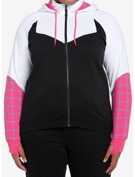 Plus Size Her Universe Marvel Spider-Man: Across The Spider-Verse Ghost-Spider Girls Hoodie Plus Size, , hi-res