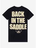 Aerosmith Back In The Saddle Boyfriend Fit Girls T-Shirt, BLACK, alternate