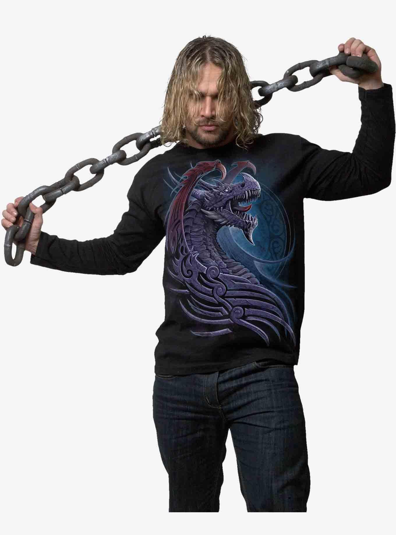 Dragon Borne Long-Sleeve T-Shirt, BLACK, alternate