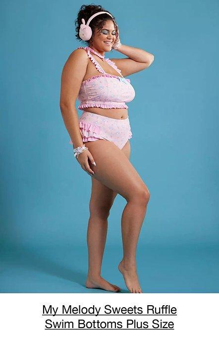 My Melody Sweets Skirted Swim Bottoms Plus Size