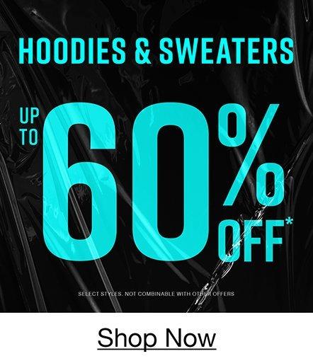 Shop Up To 60% Off Hoodies & Sweaters