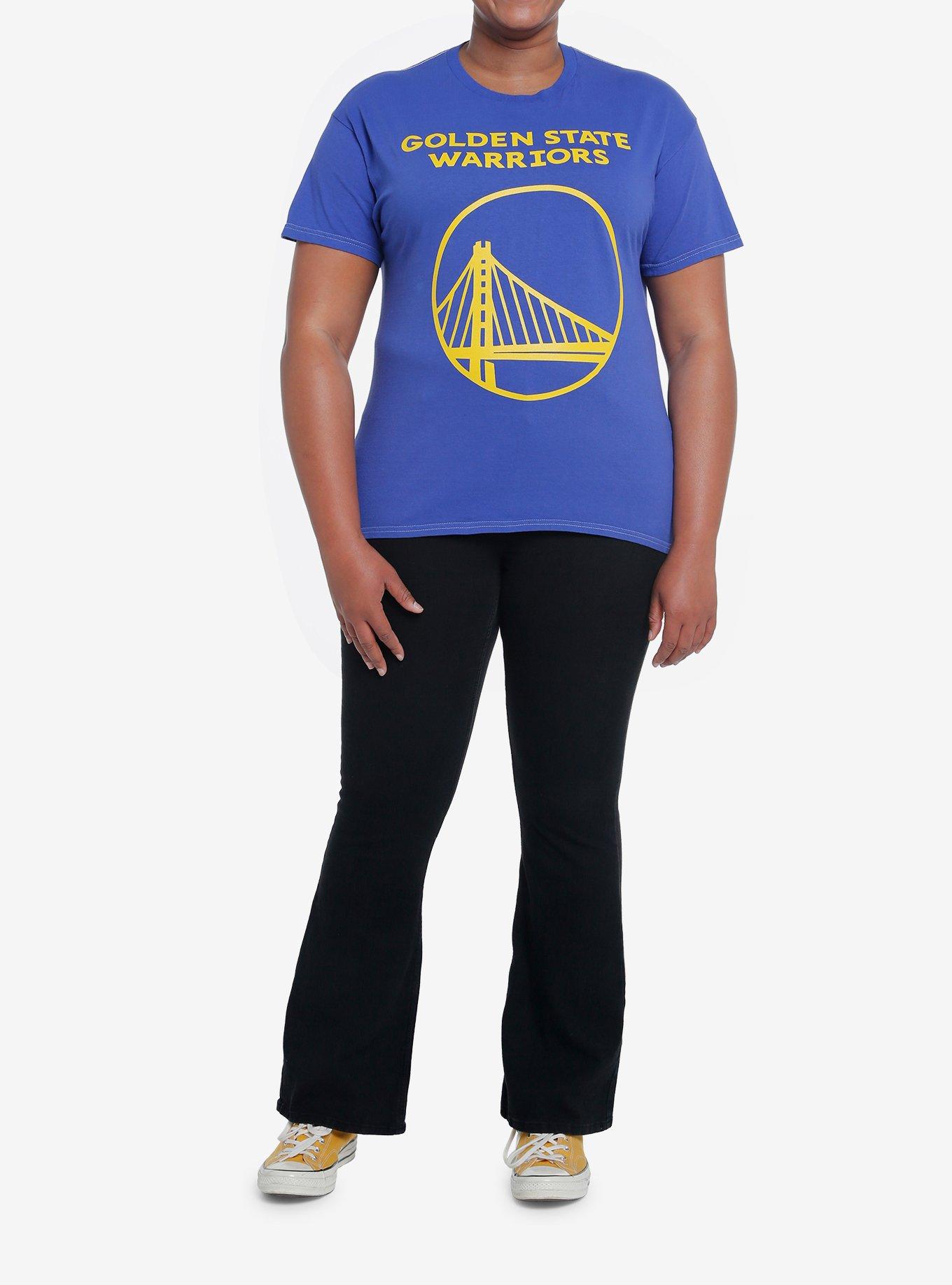 Her Universe NBA Golden State Warriors T-Shirt Plus Size, DARK BLUE, alternate