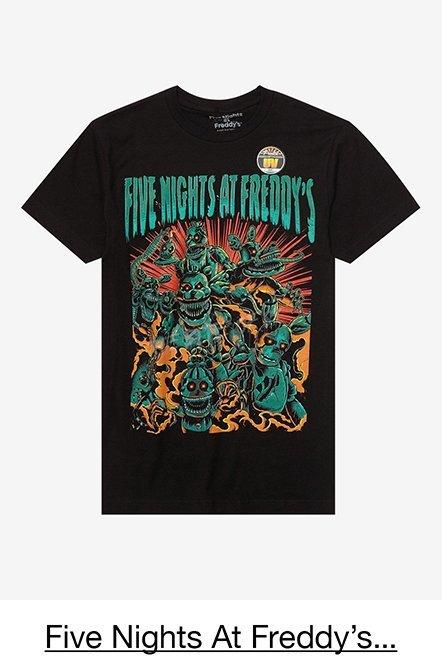 Five Nights At Freddy's Metal Animatronics T-Shirt