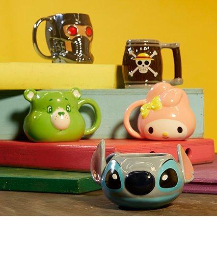 Find them on:, .com, , Hot Topic, Disney Store