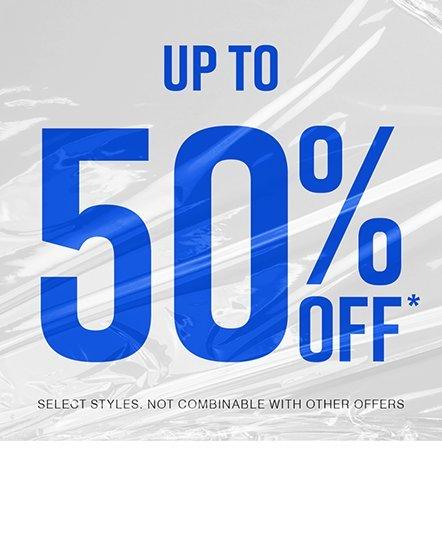 Shop Up To 50% Off Select Styles