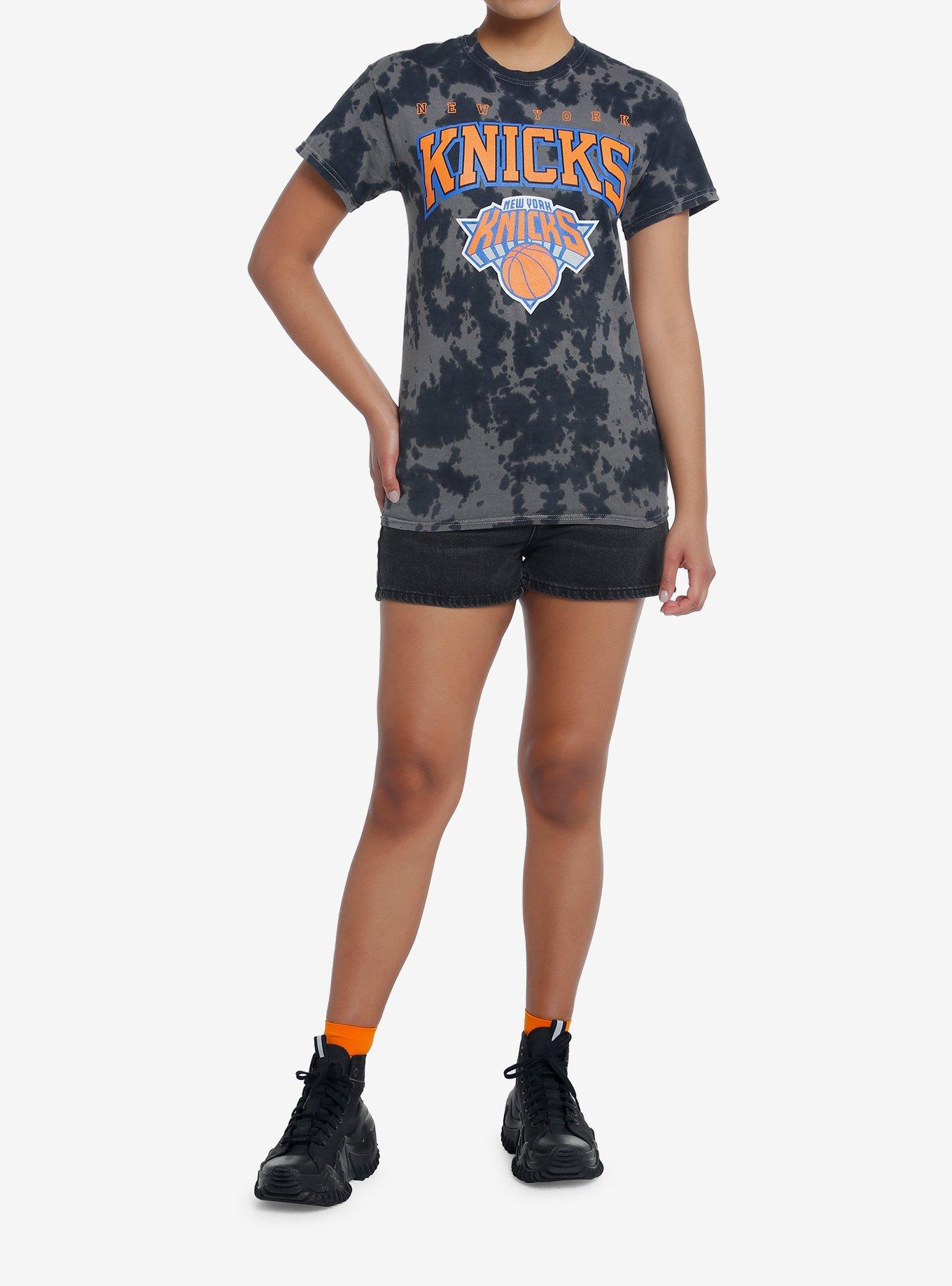 Her Universe NBA New York Knicks Tie-Dye T-Shirt, BLACK, alternate