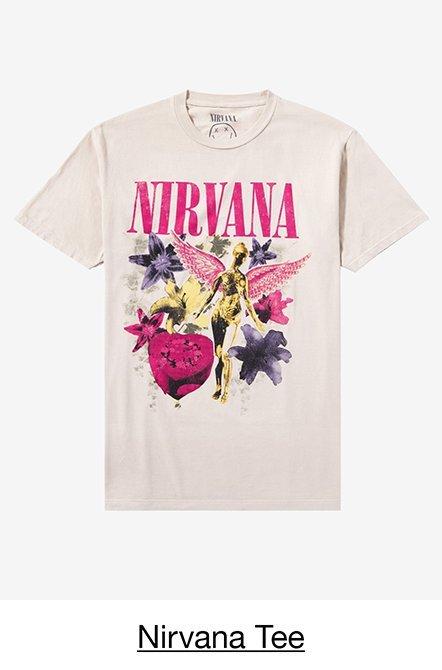 Nirvana In Utero Flowers Girls T-Shirt