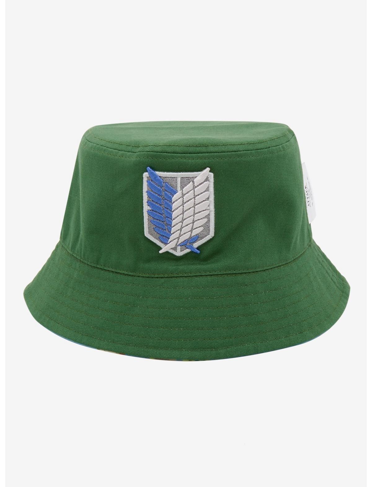 Sanrio Hello Kitty and Friends x Attack on Titan Reversible Bucket Hat - BoxLunch Exclusive, , alternate