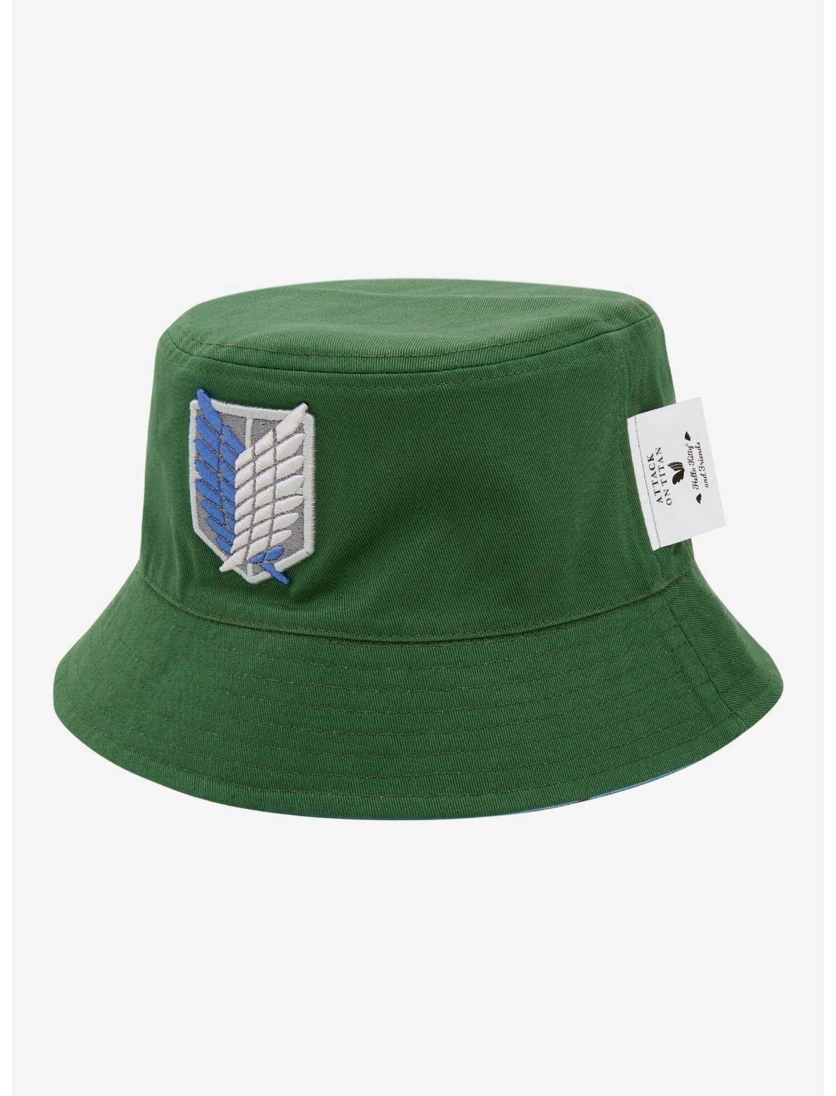 Sanrio Hello Kitty and Friends x Attack on Titan Reversible Bucket Hat - BoxLunch Exclusive, , alternate